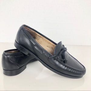 Allen Edmonds Black Leather Colebrook Loafers 10.5